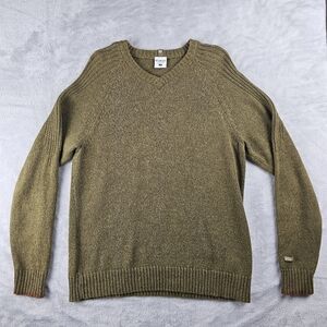 Columbia Pullover Sweater Long Sleeve Mens Size Medium Green